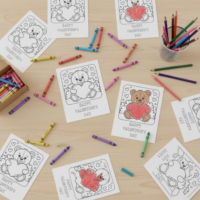 Tarjeta de San Valentín del osito de peluche para  (Subido por el creador)