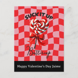 Tarjeta de San Valentín Divertida con Caramelo Chu