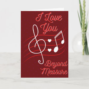 Tarjeta de San Valentín divertida de Music Lover