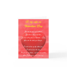 Tarjeta de San Valentín doblada.