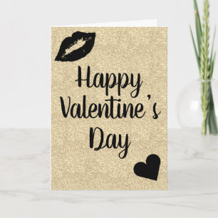 Tarjeta de San Valentín elegante y bonita