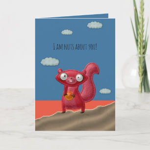 Tarjeta de San Valentín Estoy Loca por Ti