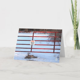 Tarjeta de San Valentín Farm Gate