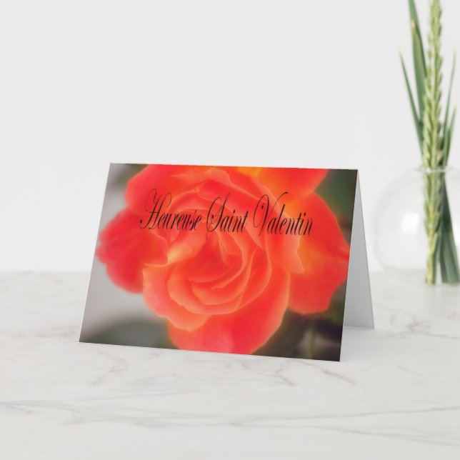 Tarjeta de San Valentín francesa (Anverso)