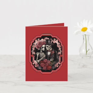 Tarjeta de San Valentín gótica para siempre, mi am