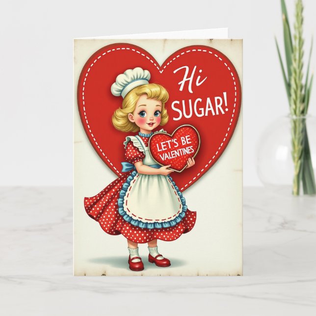 Tarjeta de San Valentín Hi Sugar (Anverso)