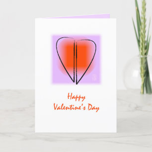 Tarjeta de San Valentín "I love you", corazón MOD