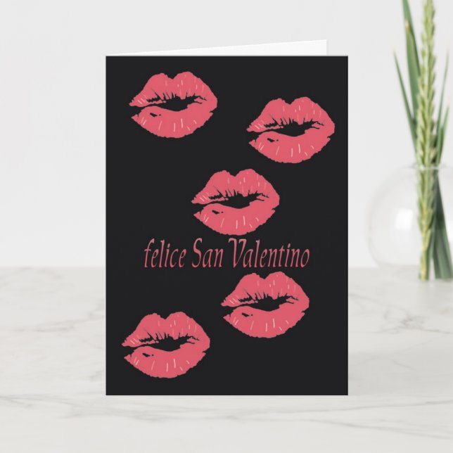 Tarjeta de San Valentín italiana (Anverso)