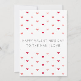 Tarjeta de San Valentín minimalista moderna