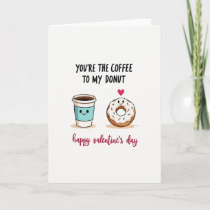 Tarjeta de San Valentín para Amantes de Donas de C