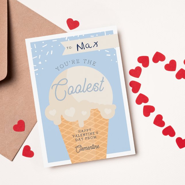 Tarjeta de San Valentín para clase con Cucharada d (Subido por el creador)