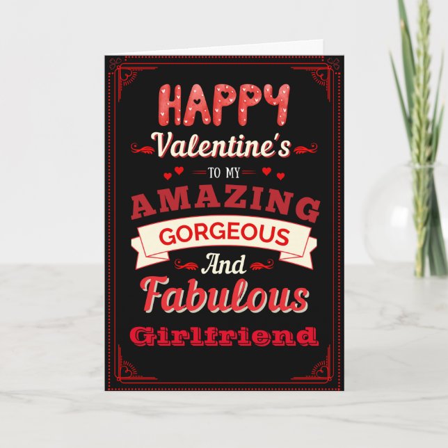 Tarjeta de San Valentín para destinatario personal (Anverso)