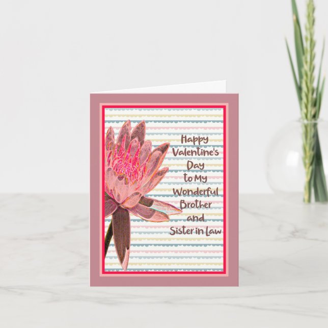 Tarjeta de San Valentín para Hermano y Hermana en  (Anverso)