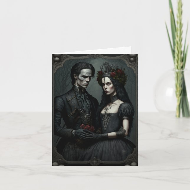 Tarjeta de San Valentín para los amantes del gótic (Anverso)