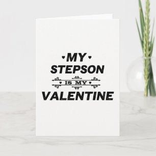 Tarjeta de San Valentín para mi hijastro
