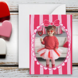 Tarjeta de San Valentín para niños con foto en mar
