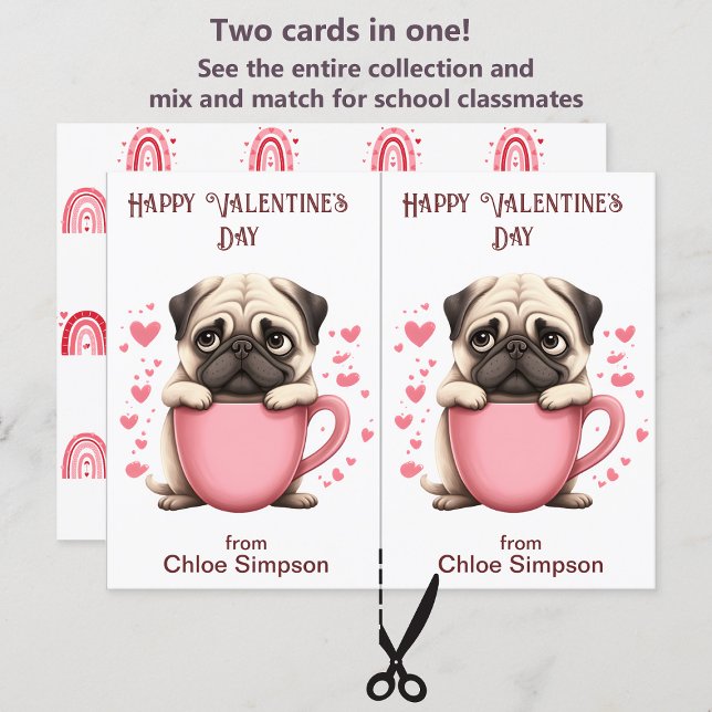 Tarjeta de San Valentín para niños de pura raza Pu (Subido por el creador)