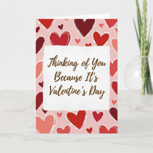 Tarjeta de San Valentín Pensando en Ti