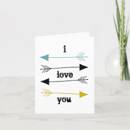 Tarjeta de San Valentín personalizada - Te amo mod