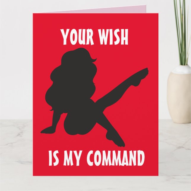 TARJETA DE SAN VALENTÍN PICANTE PARA MARIDO GRANDE (Anverso)
