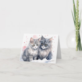 Tarjeta de San Valentín plegada