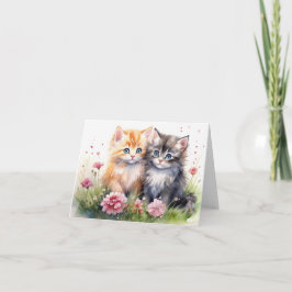 Tarjeta de San Valentín plegada