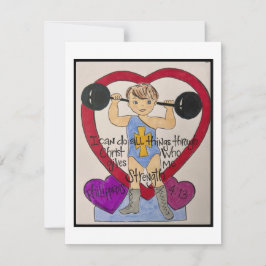 Tarjeta de San Valentín retro
