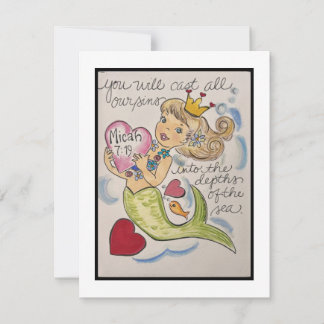 Tarjeta de San Valentín retro