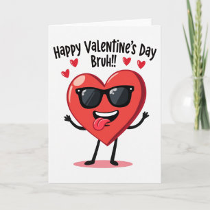 Tarjeta de San Valentín Roja para Hermano