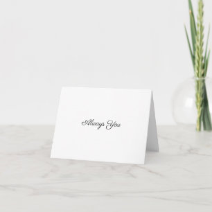 Tarjeta de San Valentín Romántica Minimalista   Si
