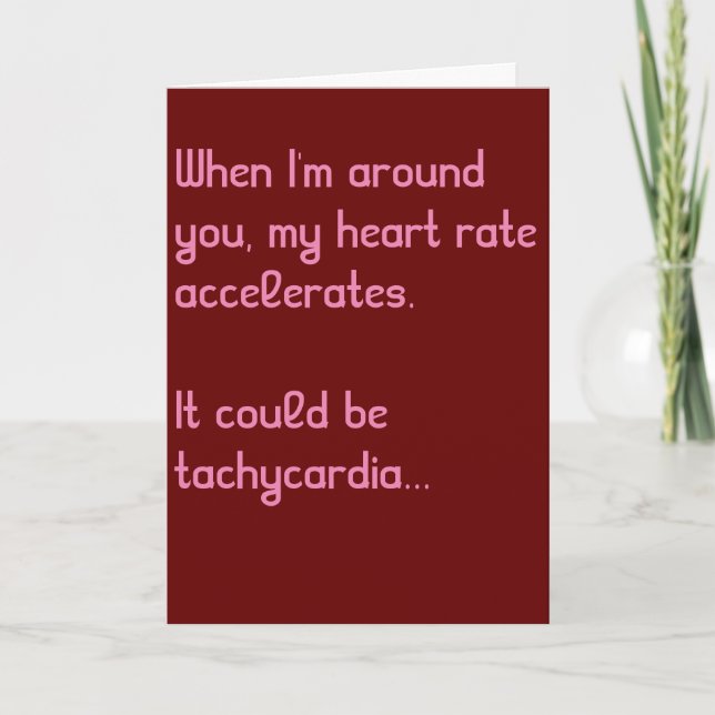 tarjeta de San Valentín romántico (Anverso)