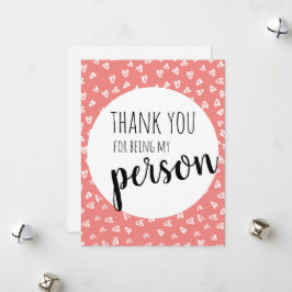 Tarjeta de San Valentín rosa