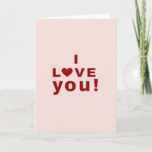 Tarjeta de San Valentín Rosa de Amor