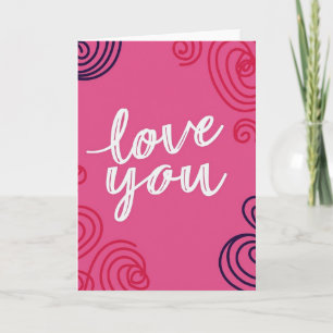 Tarjeta de San Valentín Rosa Te Amo