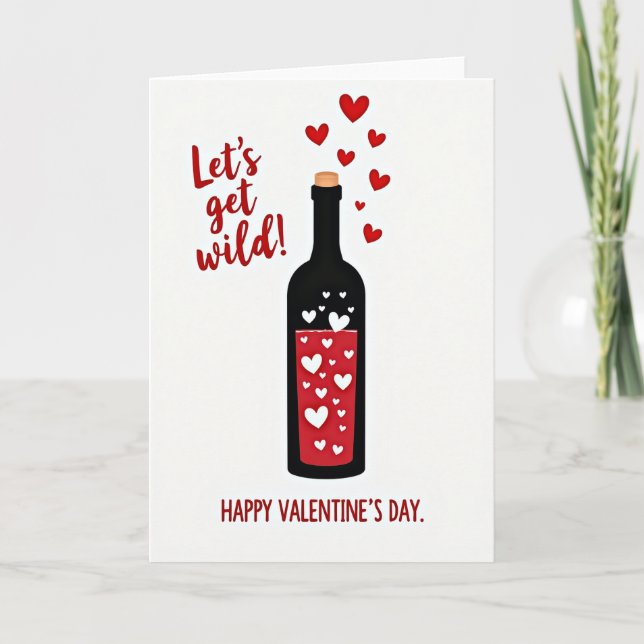Tarjeta de San Valentín Salvaje (Anverso)