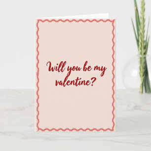 Tarjeta de San Valentín Sé Mi Valentín