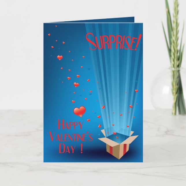 Tarjeta de San Valentín Sorpresa Secreto (Anverso)