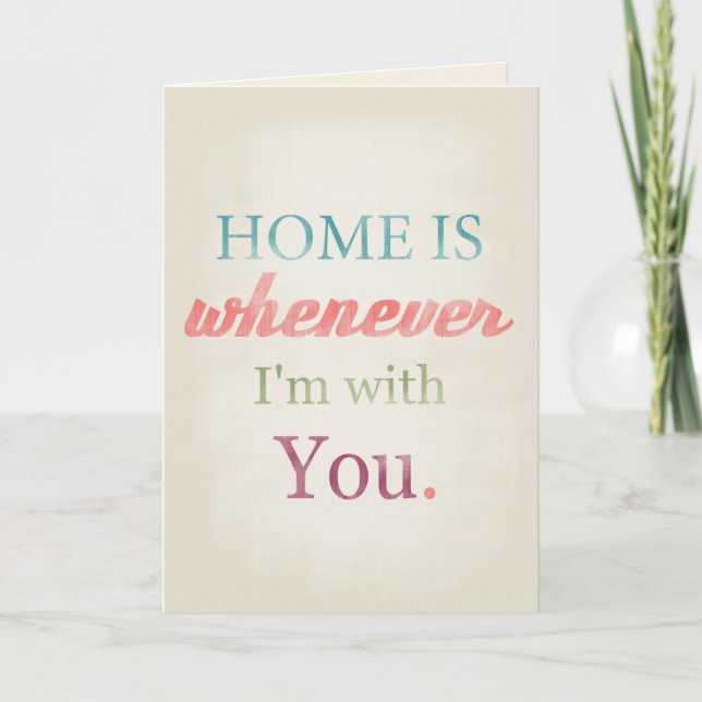 Tarjeta de San Valentín, tarjeta de felicitación d (Anverso)