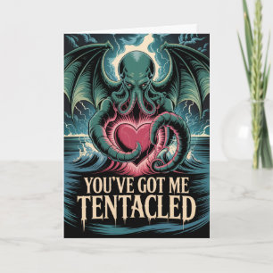 Tarjeta de San Valentín Tentacular Cthulhu Eldritc