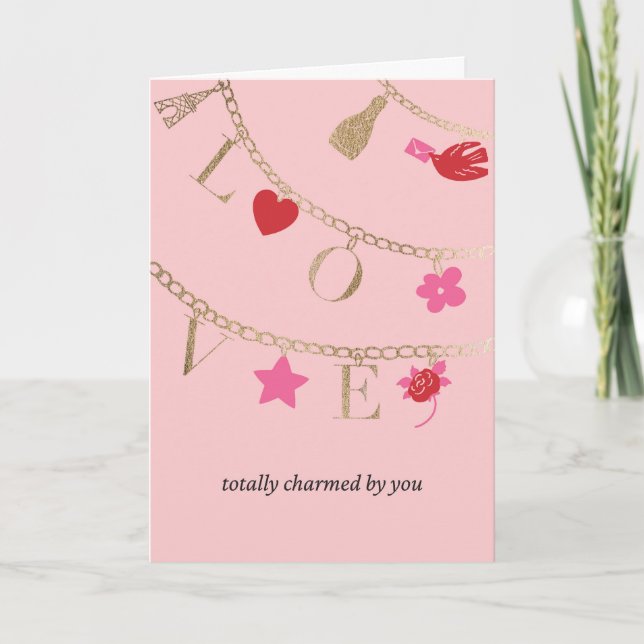 Tarjeta de San Valentín Totalmente Encantada (Anverso)