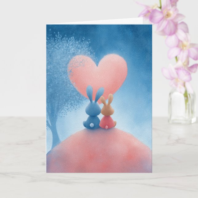 Tarjeta de San Valentín Tranquila en mi Caos (Orquídea)