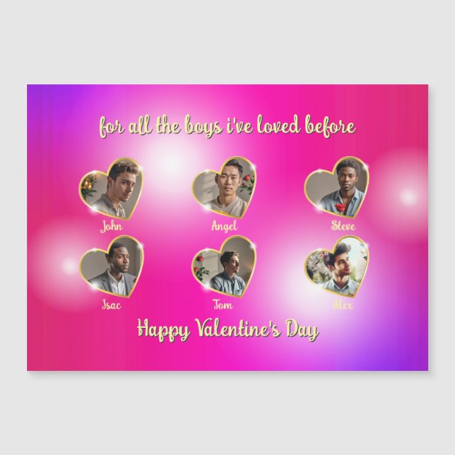 Tarjeta de San Valentín traviesa para los chicos p (Anverso)