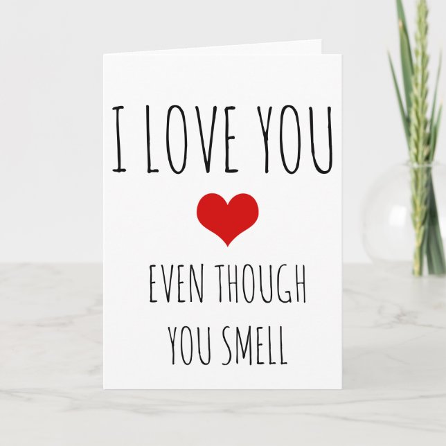 tarjeta de San Valentín traviesa para novio (Anverso)