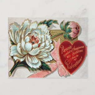 Tarjeta de San Valentín victoriana