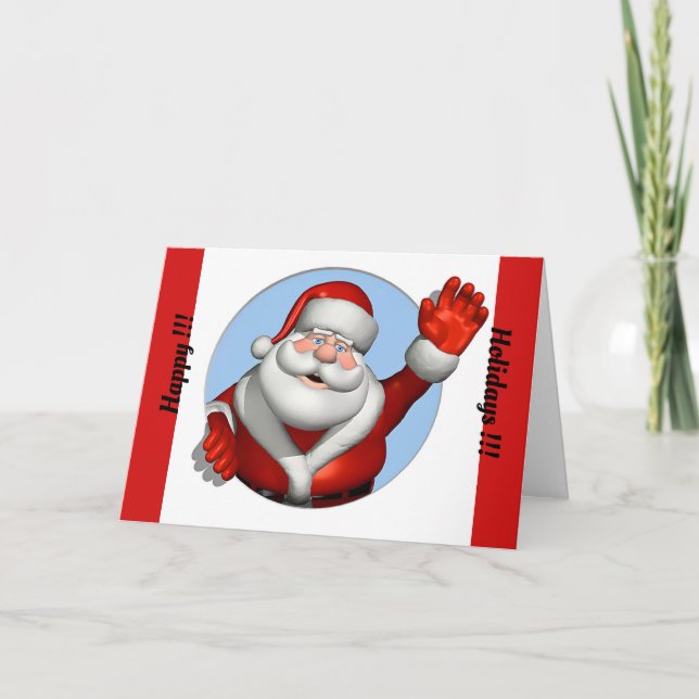 Tarjeta de Santa Claus (Anverso)