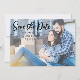 Tarjeta de Save The Date informal