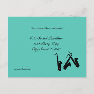 Tarjeta de Saxofón/ Recepción