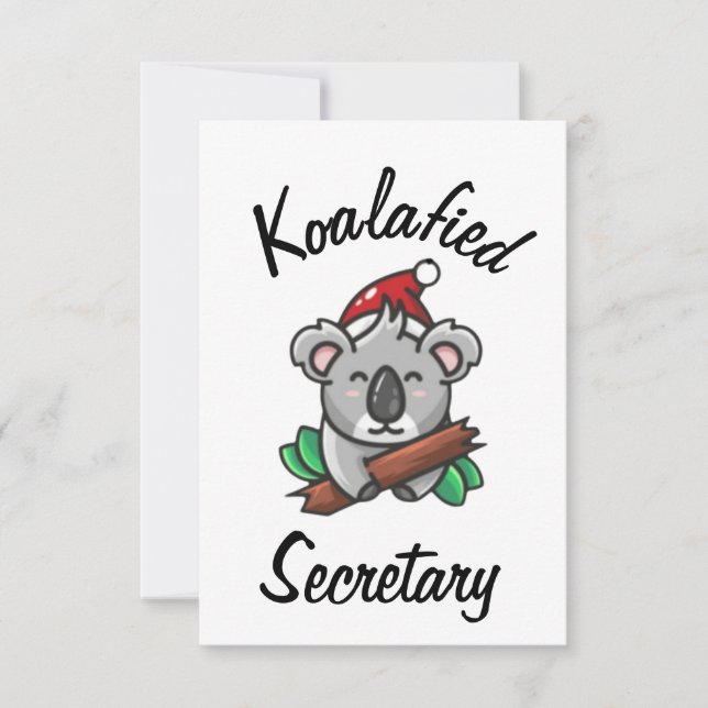 Tarjeta de Secretaria Koalificada (Anverso)