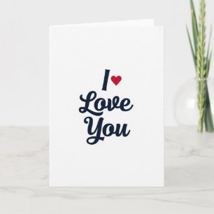 Tarjeta de secuencia de corazón Te Amo