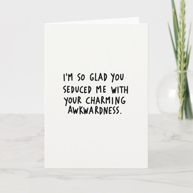 Tarjeta de Seducción Torpe Encantadora (Anverso)